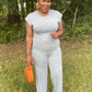 The Gray Pant Set