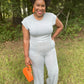 The Gray Pant Set