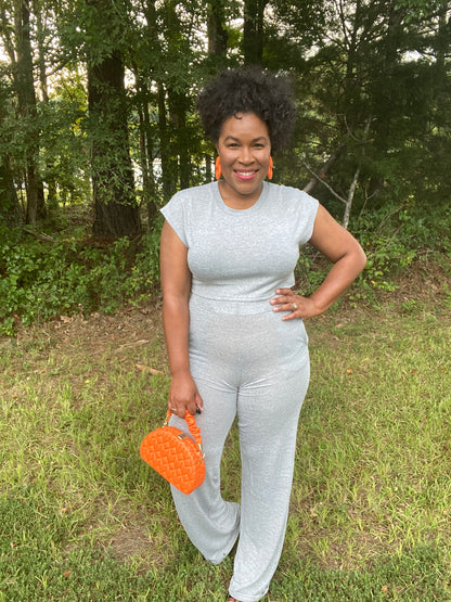 The Gray Pant Set