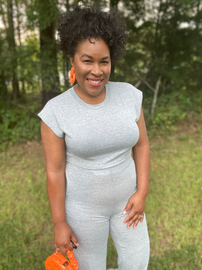 The Gray Pant Set