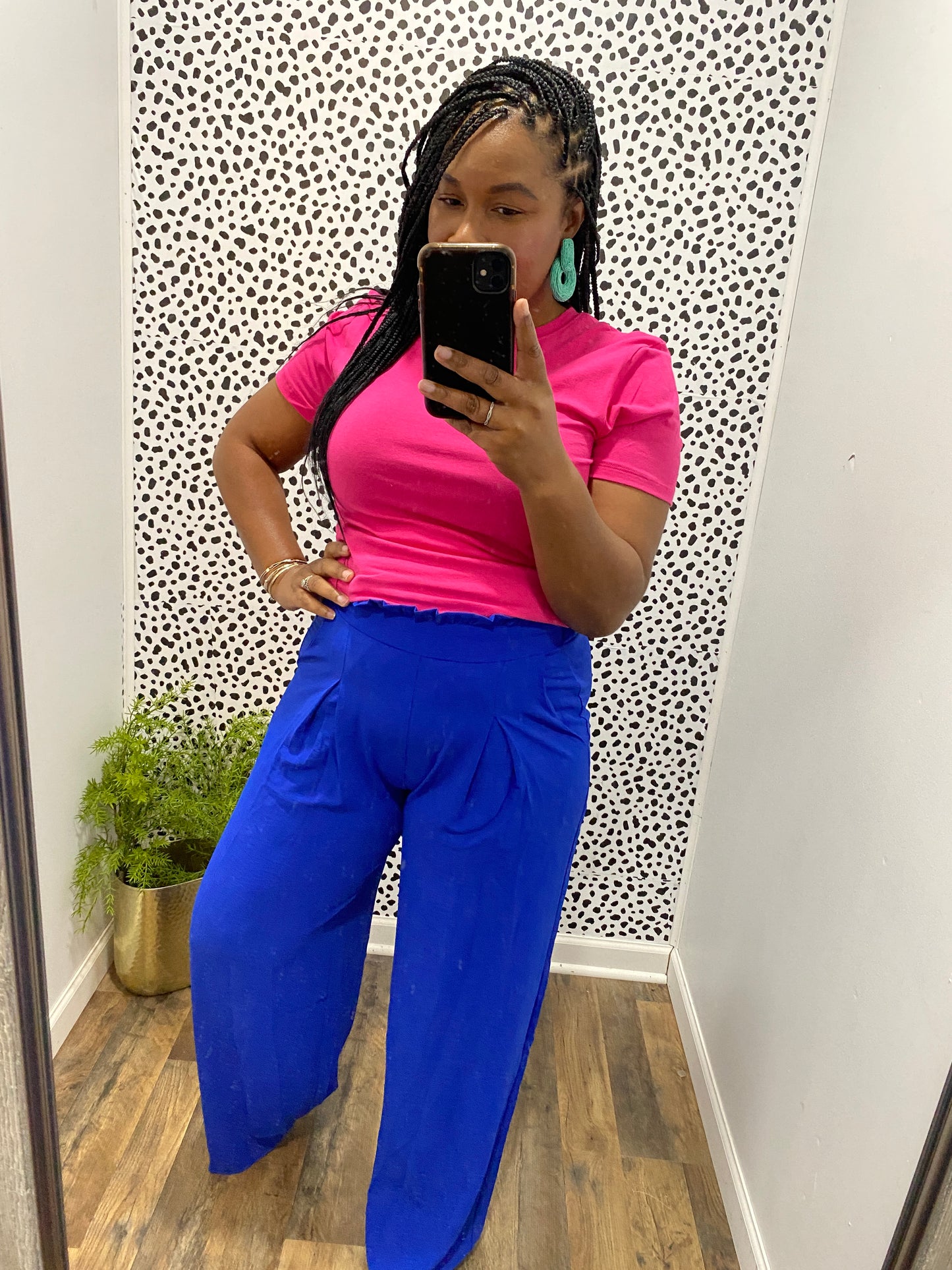 Pleated Waist Trousers