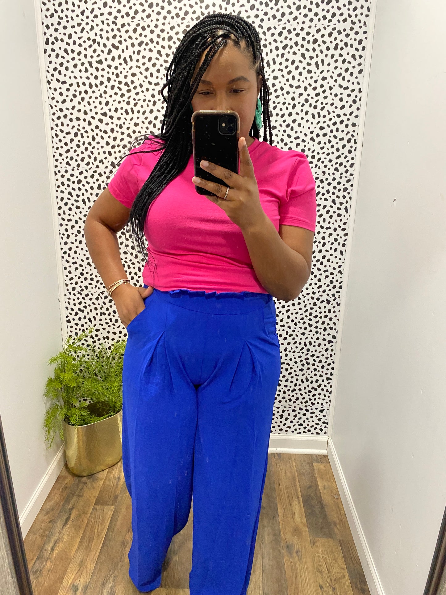 Pleated Waist Trousers