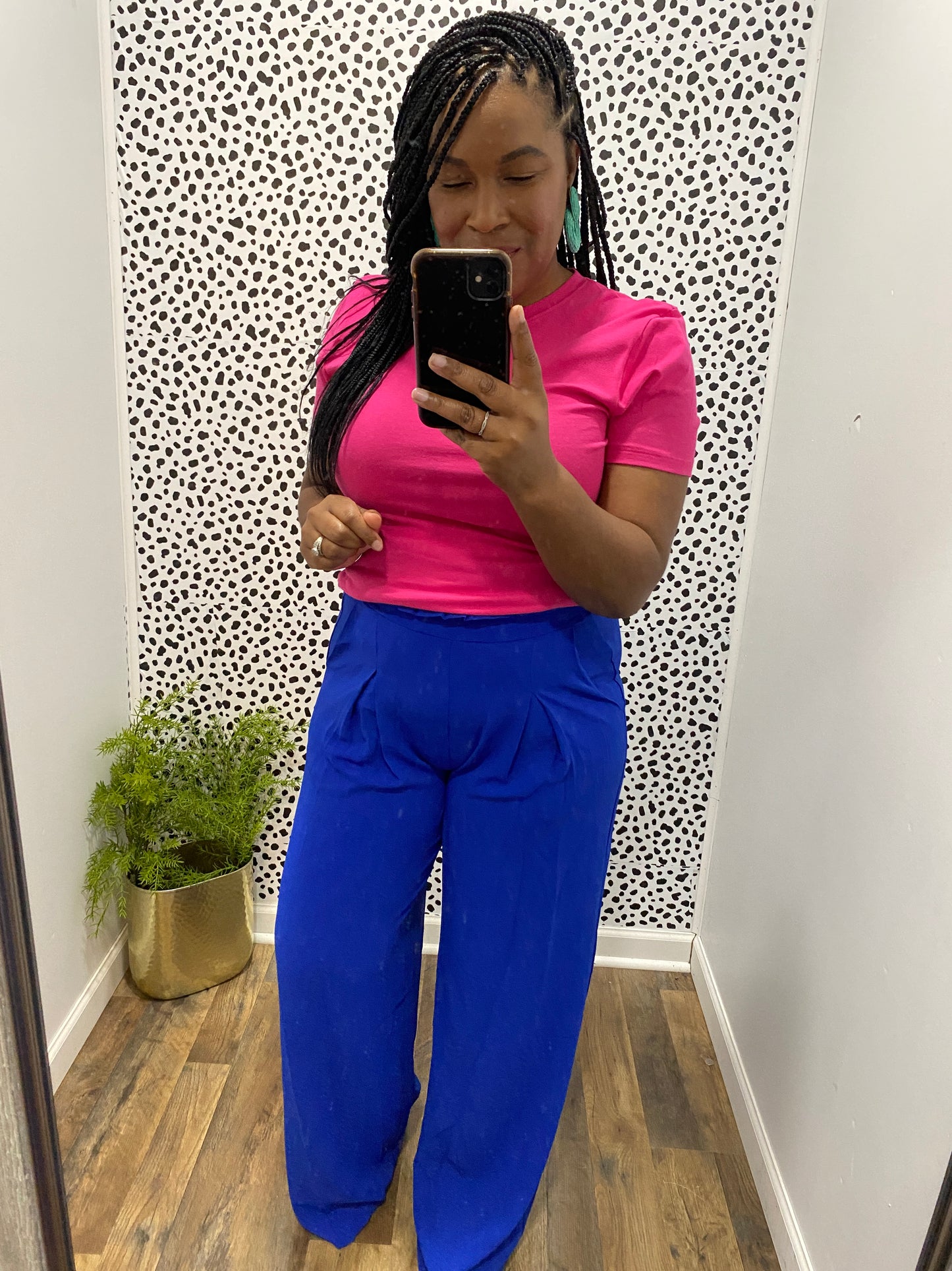 Pleated Waist Trousers