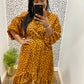 Camel Mix Hi Lo Dress