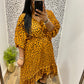 Camel Mix Hi Lo Dress
