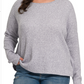 Gray Dolman Sweater