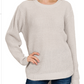Bone Round Neck Sweater