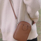 Camel  Vegan Leather Crossbody
