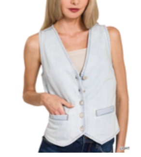 Light Denim Vest
