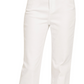 Frayed White Jeans