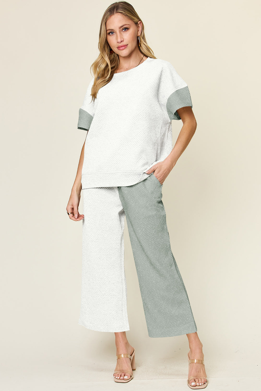 Preorder: Color Block Textured Set