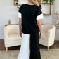 Preorder: Contrast Wide Leg Pants Set