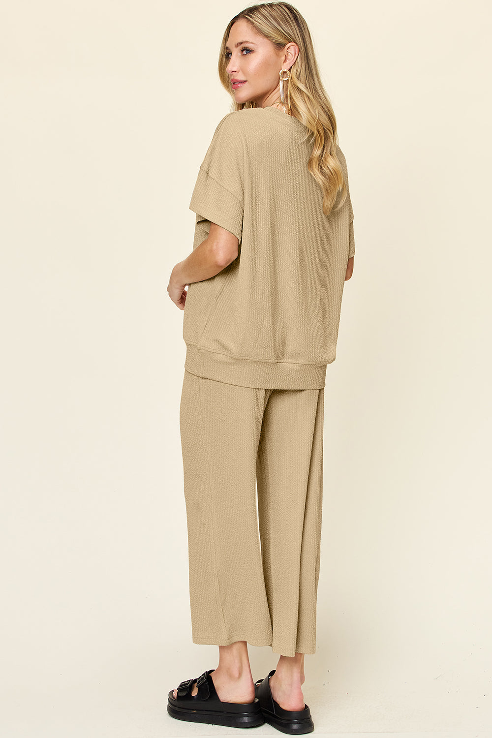 Pre-order: Textured Wide Leg Set