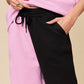 Preorder: Contrast Wide Leg Pants Set
