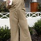 Preorder Textured Long Sleeve Top and Drawstring Pants Set