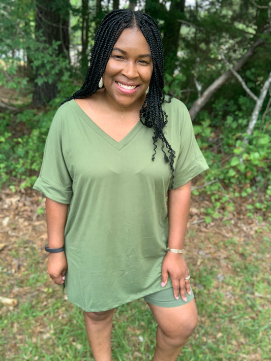 Coordinating Olive Green Set (Plus)