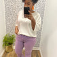 Purple Flare Jeans