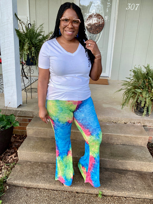 Neon Bell Bottoms