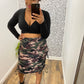 Camo Cargo Skirt