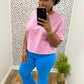 Sky Blue Flare Pants