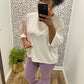 Purple Flare Jeans