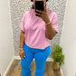 Sky Blue Flare Pants