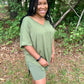 Coordinating Olive Green Set (Plus)