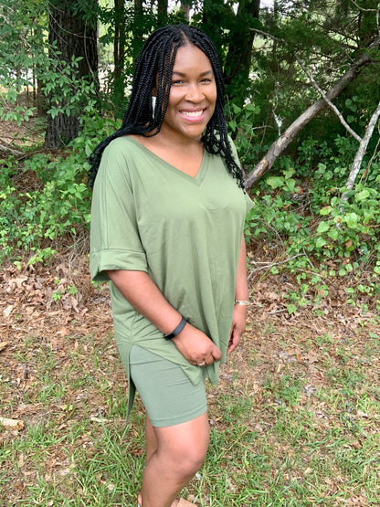 Coordinating Olive Green Set (Plus)