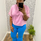 Sky Blue Flare Pants