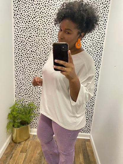 Purple Flare Jeans