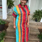 Stripe Multi Color Dress
