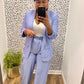 Wide Leg Blazer Set