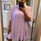 Ruffle Crinkle Dress - Lavender