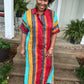 Stripe Multi Color Dress