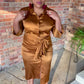 Satin Midi Dress