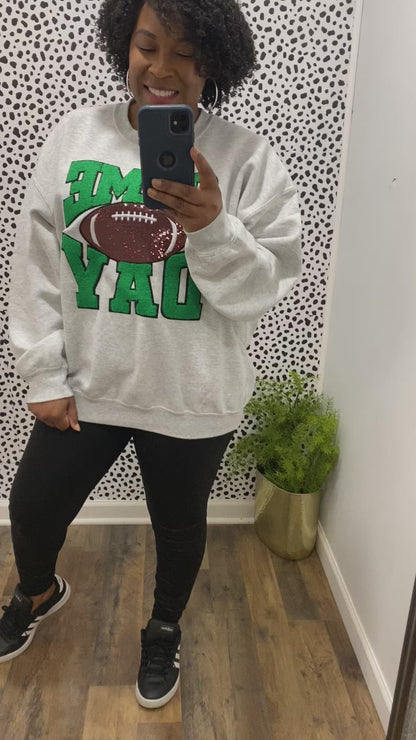 Green Game Day Sweatshirt