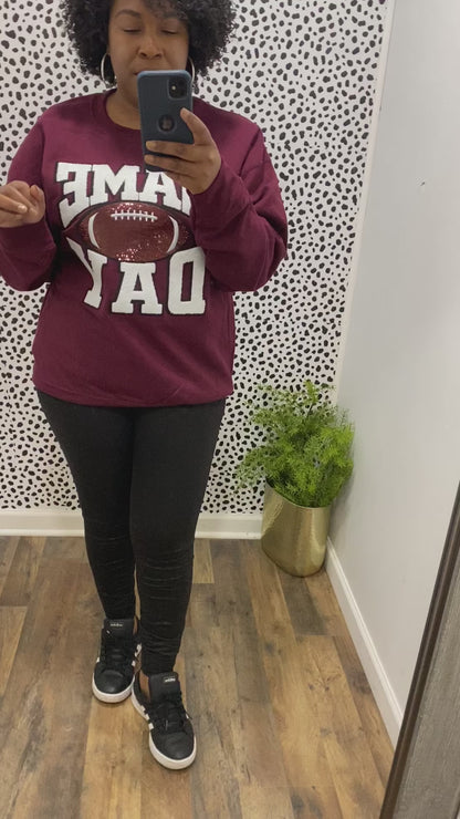 Burgundy Game Day
