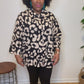 Black Leopard Top