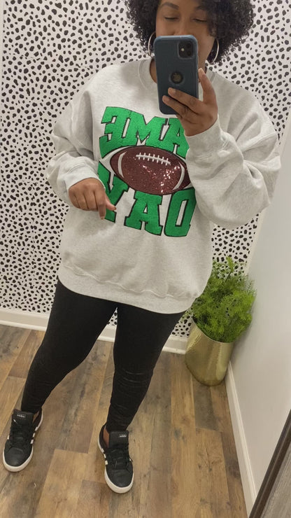 Green Game Day Sweatshirt