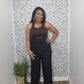 Pleated Pants Black