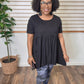 Black Empire Waist