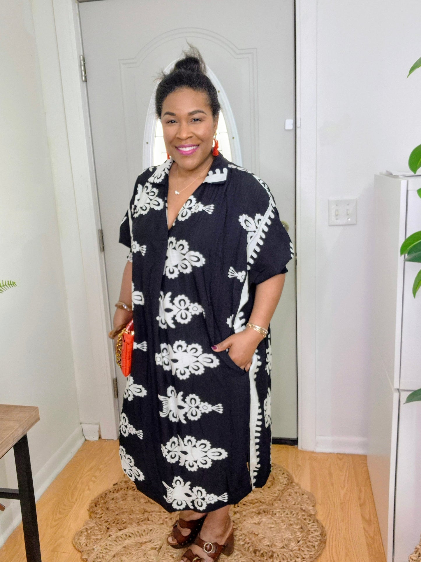 Abstract Print Midi
