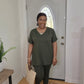 Dark Olive Lounge Set