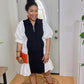 Puff Sleeve Midi Dress