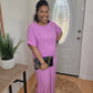 Mauve Woven Set