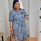 Denim Button Down Dress