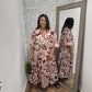 Floral Print Midi