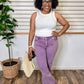 Purple Flare Jeans
