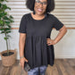Black Empire Waist