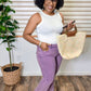 Purple Flare Jeans